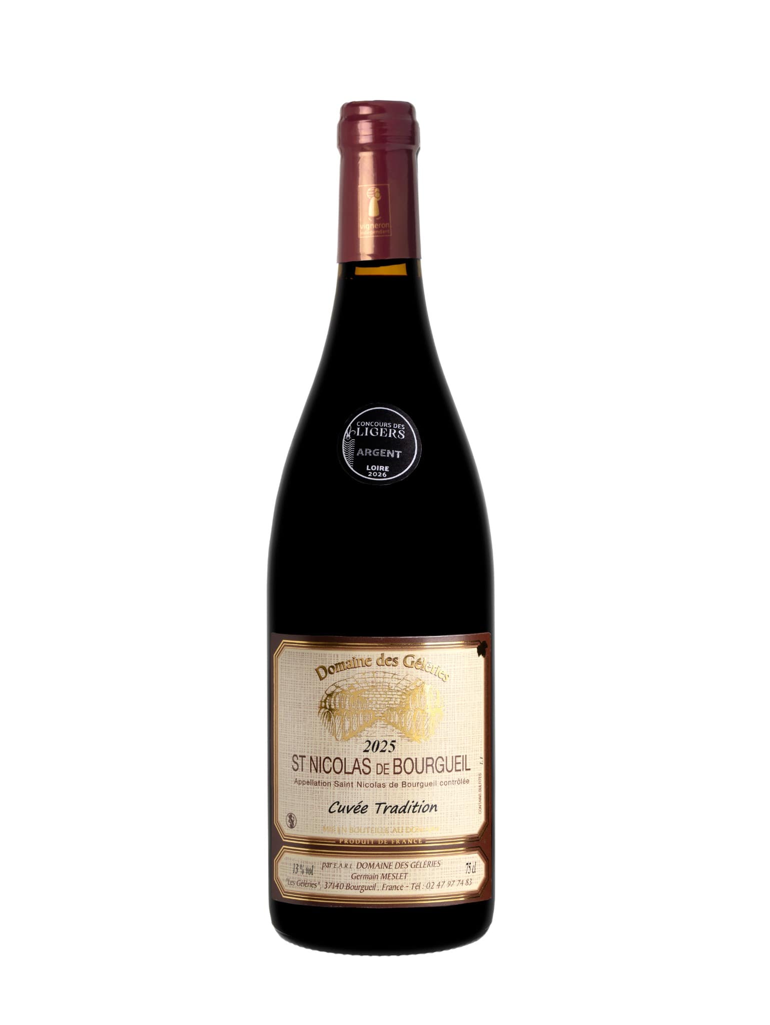 St Nicolas de Bourgueil rouge 2025 "Cuvée Tradition"